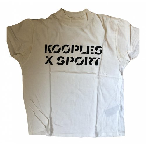 Pre-owned The Kooples T-shirt In White
