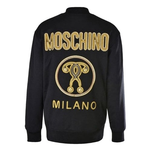 Pre-owned Moschino Short Vest In Black