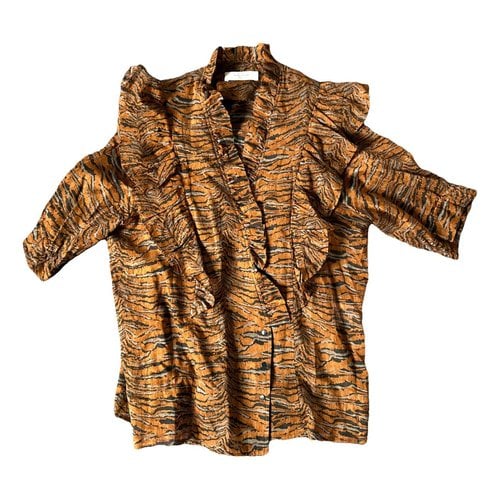 Pre-owned Roseanna Blouse In Brown