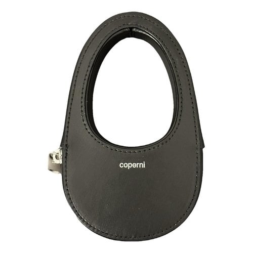 Pre-owned Coperni Leather Handbag In Black
