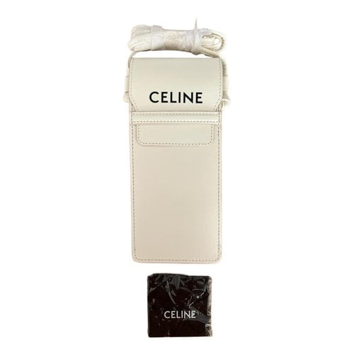 Pre-owned Celine Wallet In White
