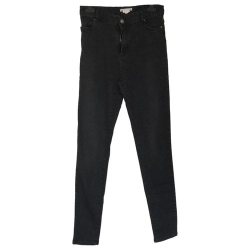 Pre-owned Bonpoint Slim Jeans In Black