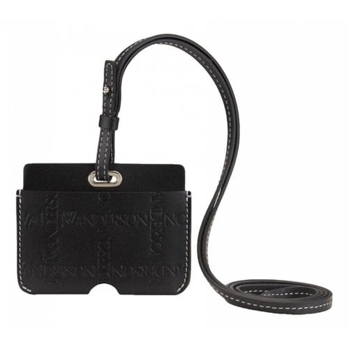 Pre-owned Jw Anderson Leather Small Bag In Black