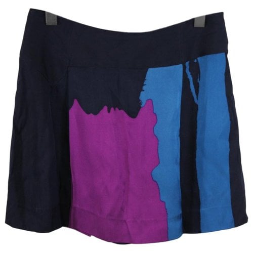 Pre-owned Chloé Silk Skirt In Multicolour