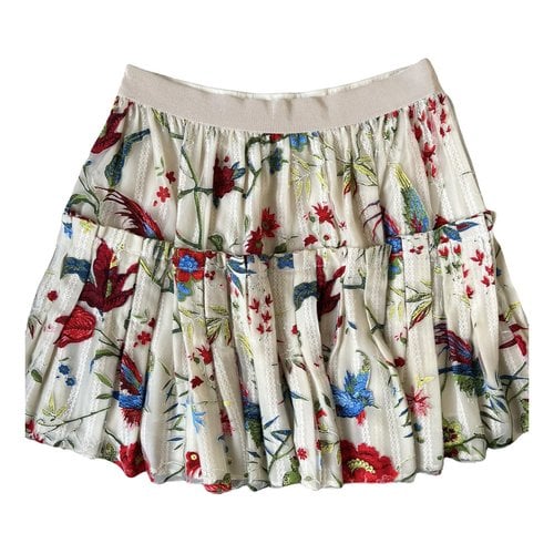 Pre-owned Roberto Cavalli Mini Skirt In Multicolour