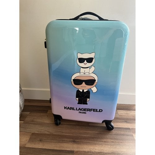 Pre-owned Karl Lagerfeld Travel Bag In Multicolour