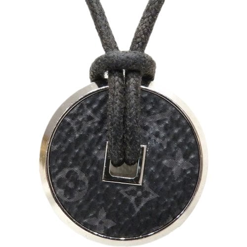 Pre-owned Louis Vuitton Monogram Necklace In Black