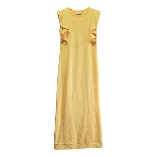 Pre-owned Claudie Pierlot Maxi Dress In Yellow