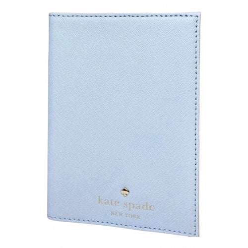 Pre-owned Kate Spade Leather Wallet In Blue