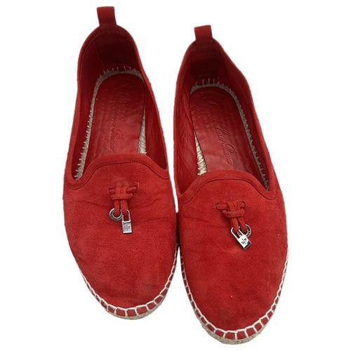 Pre-owned Loro Piana Espadrilles In Red