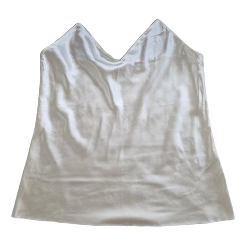 Pre-owned Helmut Lang Silk Camisole In White