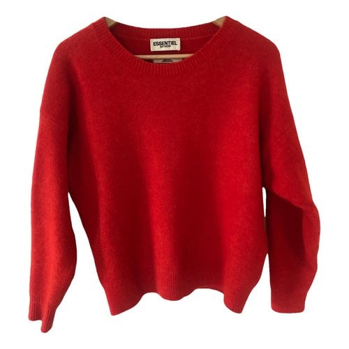 Pre-owned Essentiel Antwerp Wool Jumper In Red