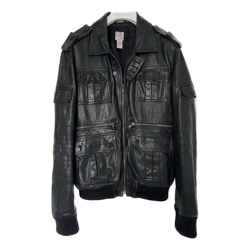 Pre-owned Prps Leather Jacket In Black