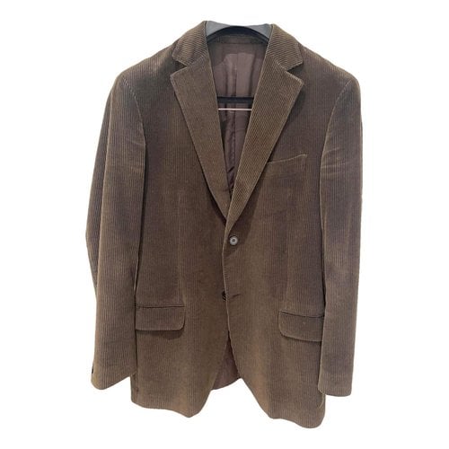 Pre-owned Z Zegna Suit In Brown