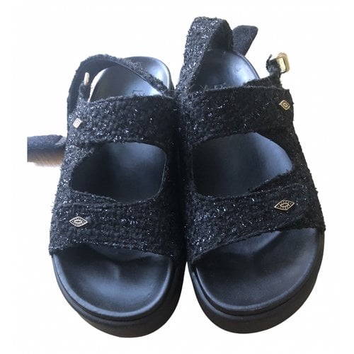 Pre-owned Ba&sh Sandals In Black