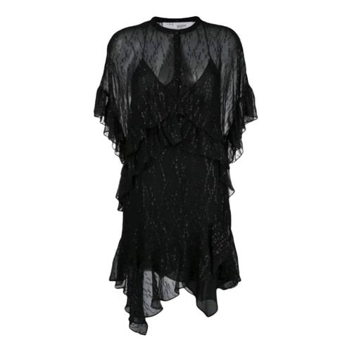 Pre-owned Iro Silk Dress In Black