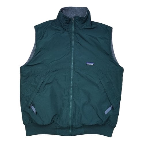 Pre-owned Patagonia Vest In Green