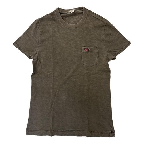 Pre-owned Burberry T-shirt In Green