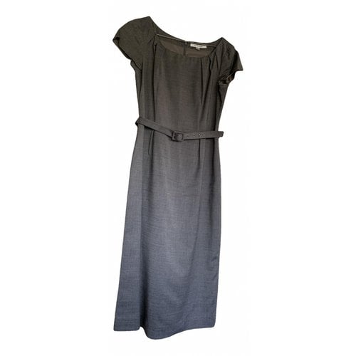 Pre-owned Lk Bennett Wool Dress In Grey
