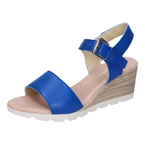 Pre-owned Rizzoli Leather Sandals In Blue