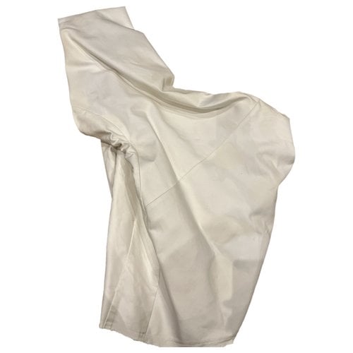 Pre-owned Rick Owens Mid-length Dress In White