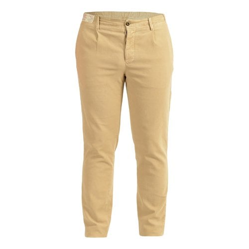 Pre-owned Incotex Trousers In Beige