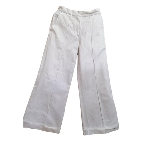 Pre-owned Maison Margiela Large Pants In White
