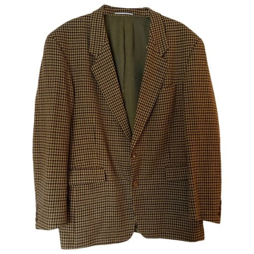 Pre-owned Kenzo Wool Jacket In Brown