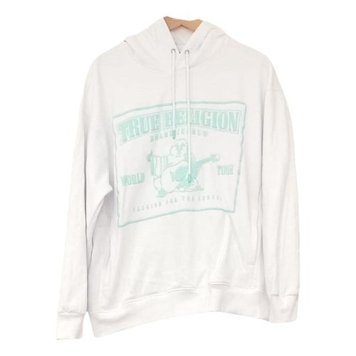 Pre-owned True Religion Sweatshirt In White
