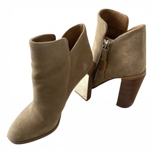 Pre-owned See By Chloé Boots In Beige