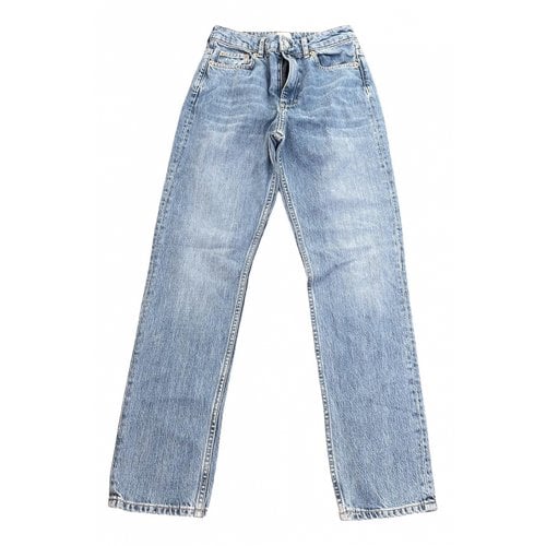 Pre-owned French Connection Boyfriend Jeans In Blue