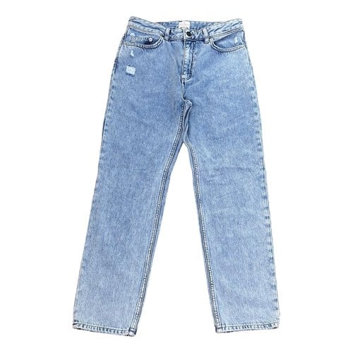 Pre-owned French Connection Boyfriend Jeans In Blue