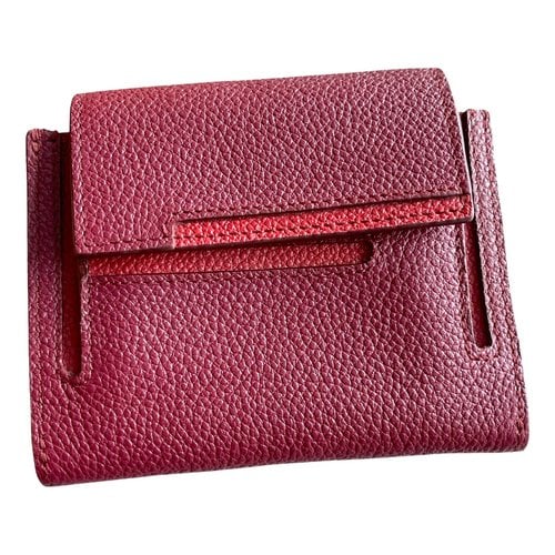 Pre-owned Tod's Leather Wallet In Red