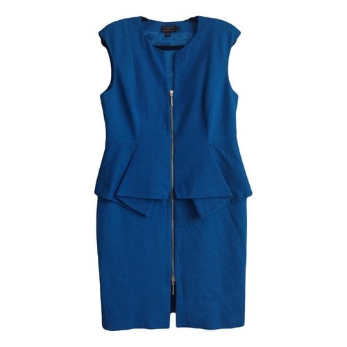 Pre-owned Ted Baker Mini Dress In Navy