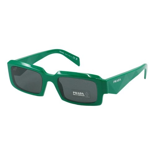 Pre-owned Prada Sunglasses In Green