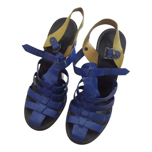 Pre-owned Paul Smith Leather Sandals In Blue