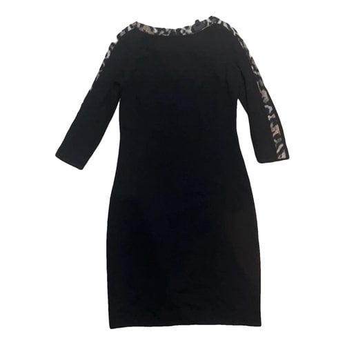 Pre-owned Just Cavalli Mid-length Dress In Black