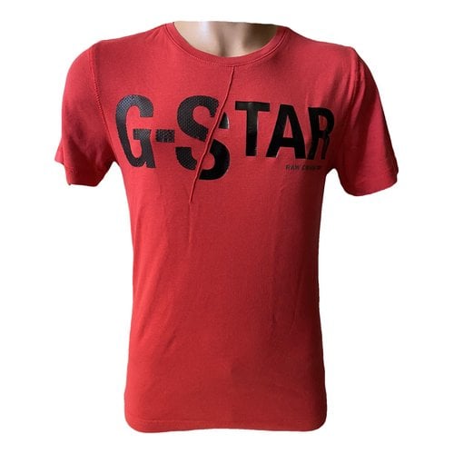 Pre-owned G-star Raw T-shirt In Red
