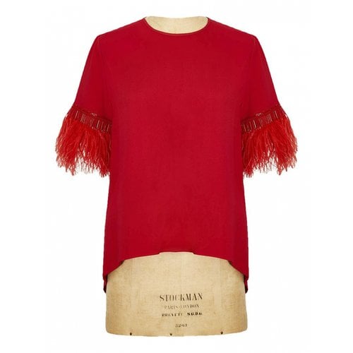 Pre-owned Andrew Gn Blouse In Red