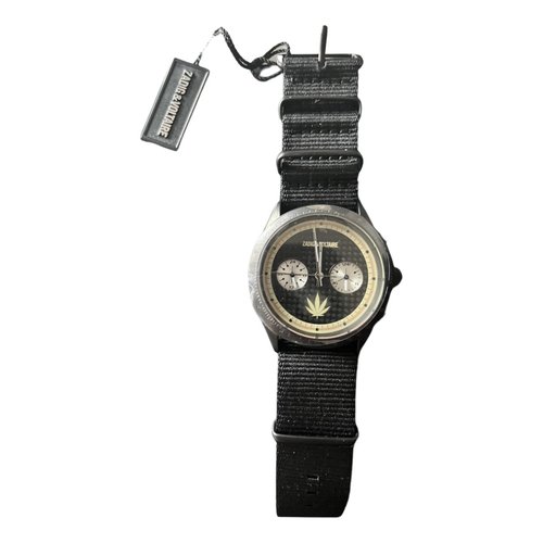 Pre-owned Zadig & Voltaire Watch In Black