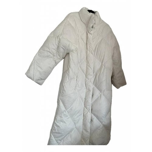Pre-owned Stand Studio Coat In White