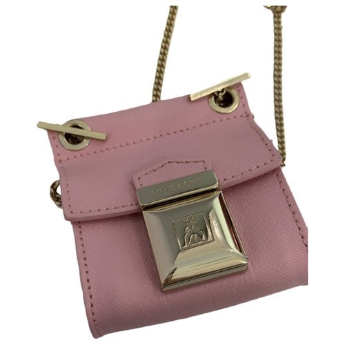 Pre-owned Patrizia Pepe Leather Crossbody Bag In Pink