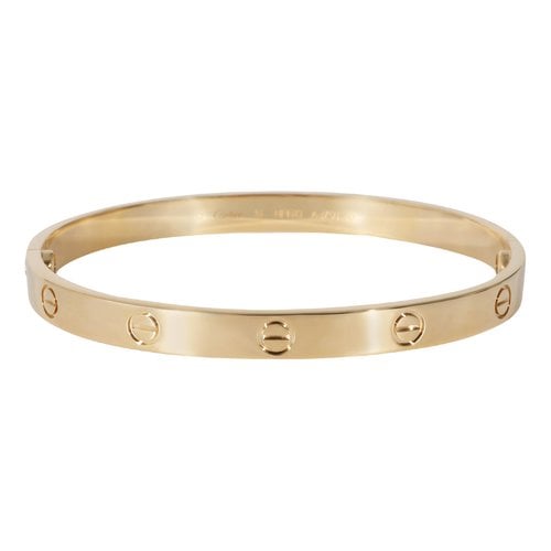 Pre-owned Cartier Yellow Gold Bracelet