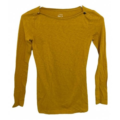 Pre-owned Jcrew T-shirt In Yellow