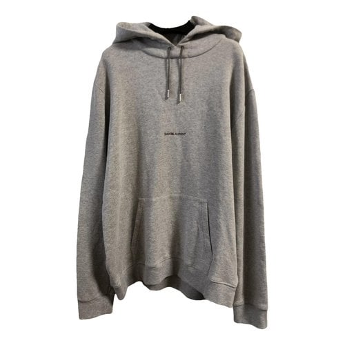 Pre-owned Saint Laurent Sweatshirt In Grey