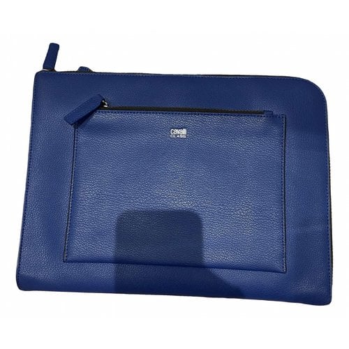 Pre-owned Class Cavalli Leather Bag In Blue