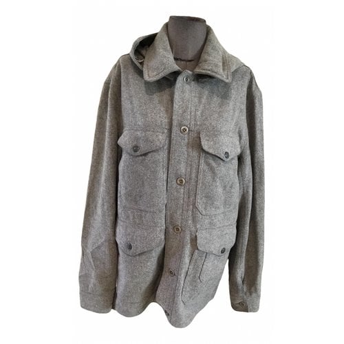 Pre-owned Polo Ralph Lauren Wool Coat In Grey