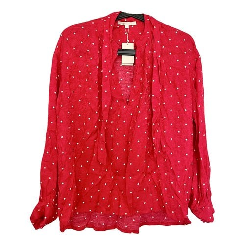 Pre-owned Maje Spring Summer 2020 Blouse In Red