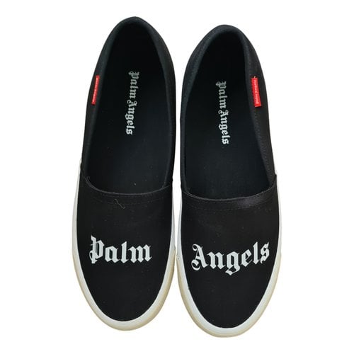 Pre-owned Palm Angels Flats In Black