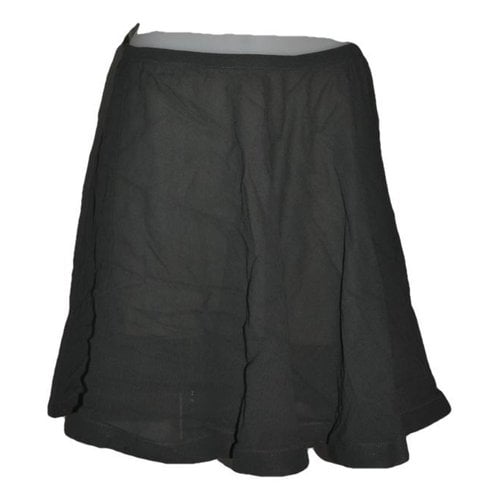 Pre-owned Emporio Armani Mini Skirt In Khaki